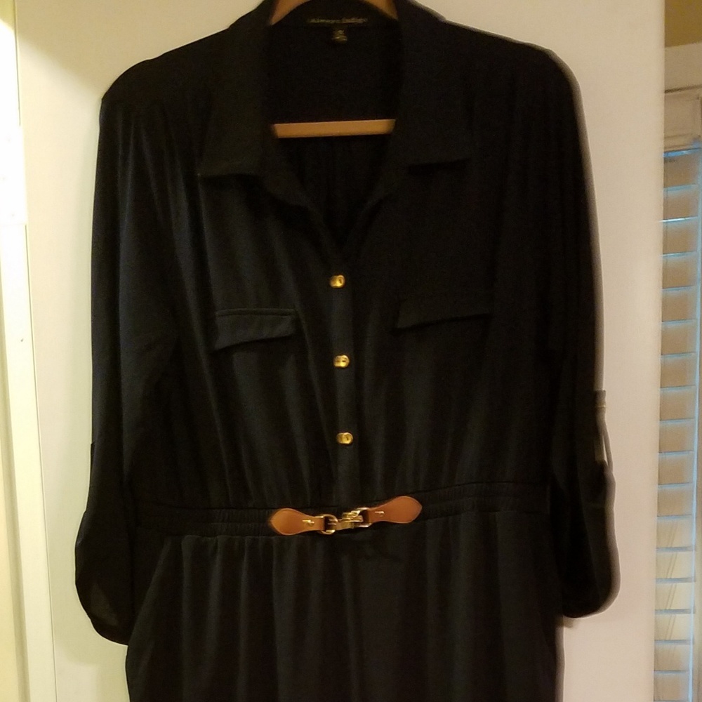 Navy blue jumpsuit